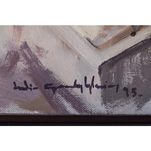 Julio Garcia Iglesias, Market, 1993, Oil on Canvas, Framed For Sale - Image 11 of 15