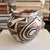 1960s Vintage Acoma New Mexico Hand-Painted Geometric Pottery Vase, 6.5" For Sale - Image 5 of 10