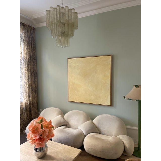 Honey Murano Glass Tronch Chandelier For Sale - Image 4 of 10