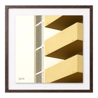 “Miami Beach 11” Giclee Archival Pigment Print 24x24 Framed in Walnut For Sale