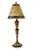 Late 20th Century Folk Art Painted Metal Lamp For Sale - Image 9 of 9