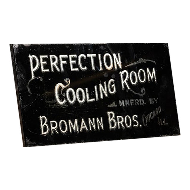Antique Rog Bromann Bros Butcher Shop Sign For Sale