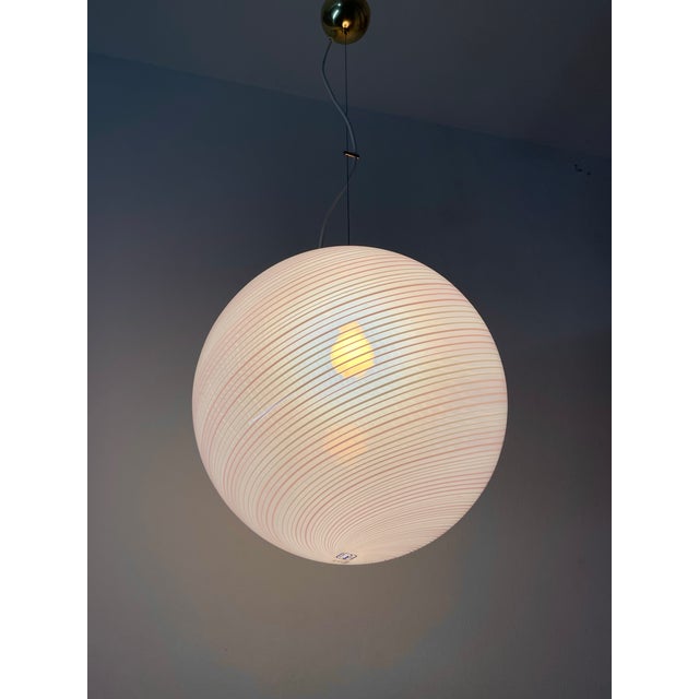 Murano Glass Pendant Lamp from De Majo, 1970s For Sale - Image 9 of 18