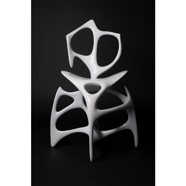 Shining Red AI Standard Gu Chair by Duen Studio For Sale - Image 6 of 14