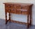 Vintage Catalan Spanish Carved Walnut Console Table, 1920 For Sale - Image 4 of 16