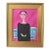 Abstract Expressionism Woman Portrait Painting Including the Anitqued Gold Wood Frame For Sale