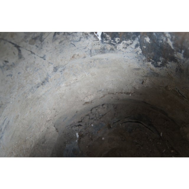 White Antique Alabama Miller Pottery 15 Gallon Salt Glaze Stoneware Crock Butter Churn For Sale - Image 8 of 11