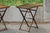 Mid-Century Modern Wooden Folding Side Tables, 1920s, Set of 2 For Sale - Image 3 of 18
