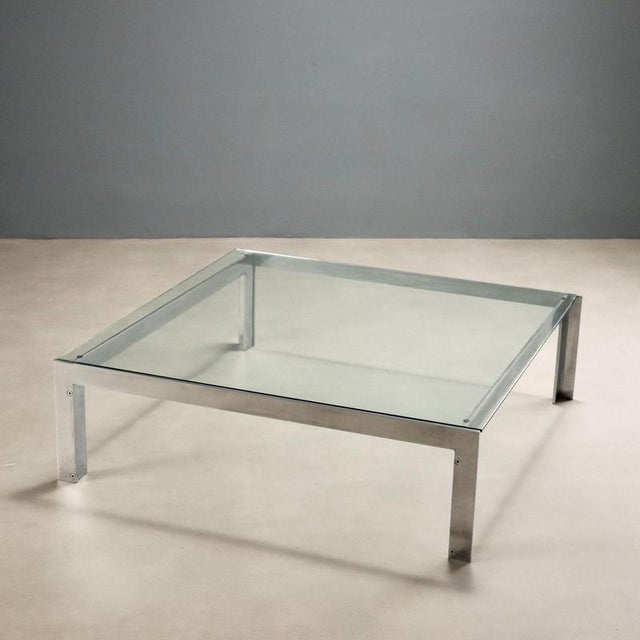 Vintage Square Coffee Table, 1970s For Sale - Image 8 of 8
