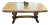 Wilhelminian-Style Coffee Table Features a Polished Honey-Toned Onyx or Marble Slab Top Resting on an Ornately Carved Double-Pedestal Wooden Base For Sale