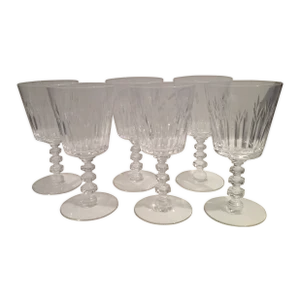 1950s Handblown Tiffin-Franciscan Blenheim Water Glasses- Set of 6