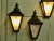 Metal Wall Lanterns, 1960s, Set of 4 For Sale - Image 7 of 8