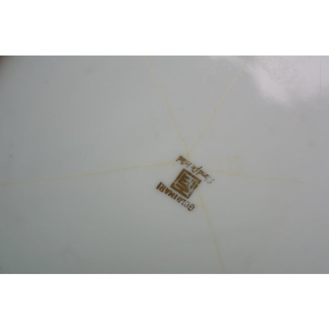 Vintage Japanese Goldimari Porcelain Imari Serving Plates Platters Bowl - 4pcs For Sale - Image 12 of 17