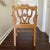 Late 20th Century Late 20th Century Century Furniture Carved Wood Petite Armchair With Leather Seat For Sale - Image 5 of 8