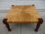 Square Rattan and Wood Coffee Table For Sale - Image 6 of 8