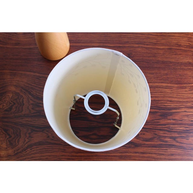 Birch Wood Table Lamp from Ikea, 1990s For Sale - Image 12 of 16