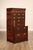 Industrial Yawman & Erbe Antique Oak Multi-Drawer File Cabinet For Sale - Image 3 of 18