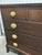 Colonial Serpentine Hepplewhite Mahogany Chest For Sale - Image 9 of 12
