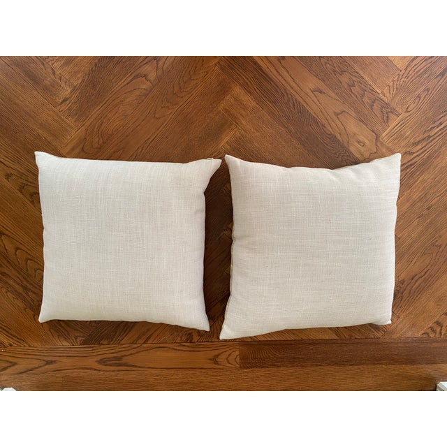 Zack and Fox "Khotan" 20" Pillows- A Pair For Sale In Raleigh - Image 6 of 7