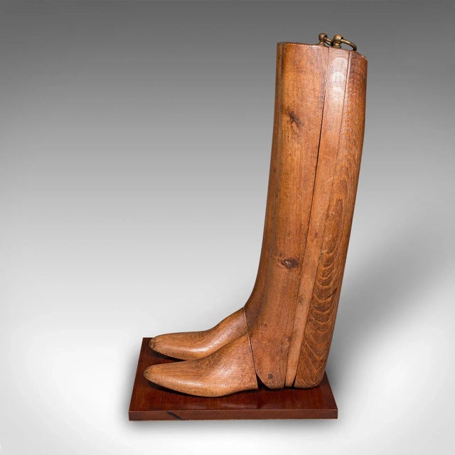 1900 - 1909 Antique Bootmaker’s Display, English, Beech, Riding Boot Stretcher, Edwardian For Sale - Image 5 of 10