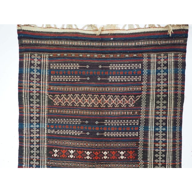 Vintage Tribal Nomadic Beluch Kilim Rug, Afghanistan, 1930s For Sale - Image 3 of 14