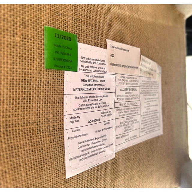 Restoration Hardware Toscane Nailhead Stool For Sale - Image 9 of 9