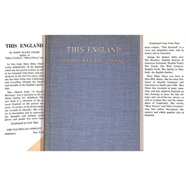 CHASE, Mary Ellen [198] pp. The Macmillan Company 1936 Third Edition 8" x 5 3/4" Jacket design by M H