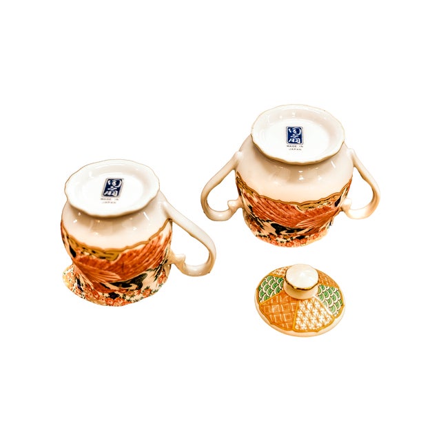 Mid 20th Century Arita Imari Peacock China Set, Full Service for Four, 24 Pieces For Sale - Image 18 of 18