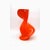 Space Age Orange Swirl SC3 Ceramic Vase, Italy, 1970s For Sale - Image 12 of 12