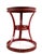 Mid-Century Modern Round Red Side Table For Sale - Image 3 of 10