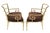 Mastercraft Vintage Mastercraft Greek Key Brass Side Chairs, 1960's, Pair Of For Sale - Image 4 of 10