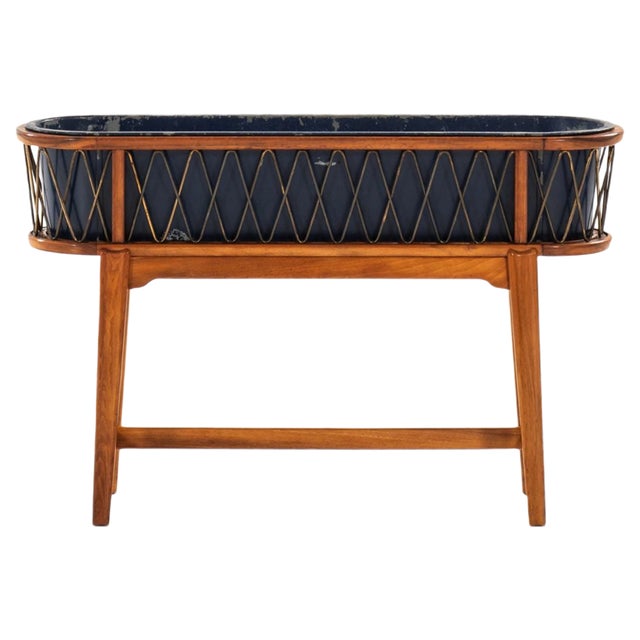 Plant Stand Table Attributed to Carl-Axel Acking, Sweden, 1940s For Sale