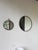 Gray Round Brutalist Wrought Iron Mirror with Nails, 1960s For Sale - Image 8 of 18
