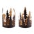 2020s Cut Metal Deer and Forest Candle Holder (Set of 2) For Sale - Image 5 of 5