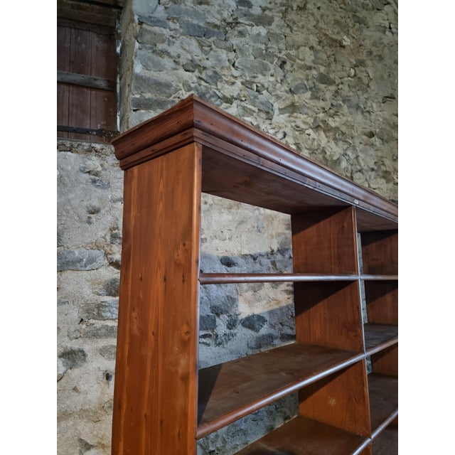 Antique French Open Bookcase from Chalmette, 1930s For Sale - Image 11 of 18