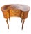 A gorgeous 1940s French Two-Drawer Continental Marquetry Mahogany Kidney Dressing Table in great vintage condition....