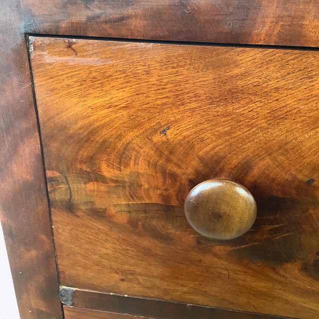 19th Century American Country Empire Four-Drawer Chest For Sale - Image 16 of 18