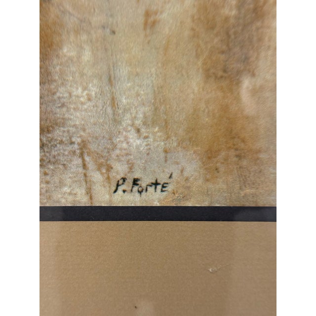 P. Forte Signed Original Painting, Framed For Sale In San Francisco - Image 6 of 11