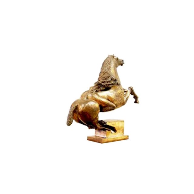 Novello Finotti, "Amazon on horseback", gilded bronze sculpture, h. cm. 37x44x12, exemplar 6 out of 10 in Roman numerals,...