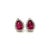Natural Pink Tourmaline Diamond Stud Earrings 14k W Gold 2.02 TCW Certified For Sale - Image 12 of 18