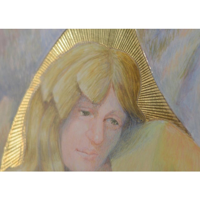 R. Luis Monllao, Serene Abundance, Original Watercolor & Mixed Media Painting For Sale - Image 7 of 11