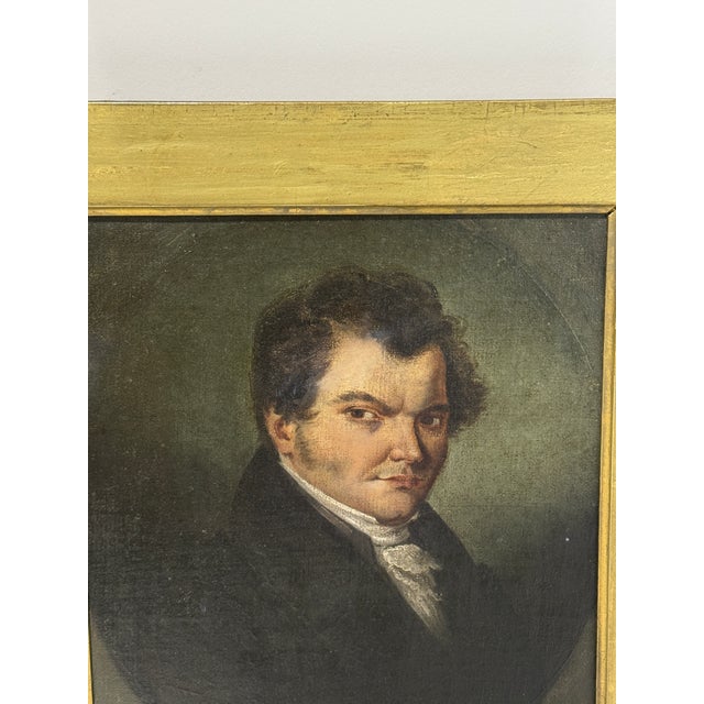 American School Portrait of a Federalist Gentleman C. 1825-1845 For Sale In Providence - Image 6 of 8