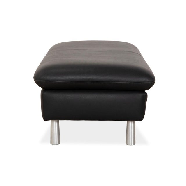 Animal Skin Loop Leather Stool from Willi Schillig For Sale - Image 7 of 9