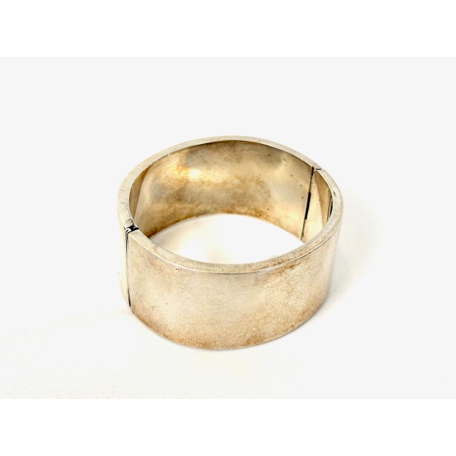 Mid-Century Danish Sterling Silver Bangle Bracelet by Uve Moltke, 1970s For Sale - Image 7 of 7