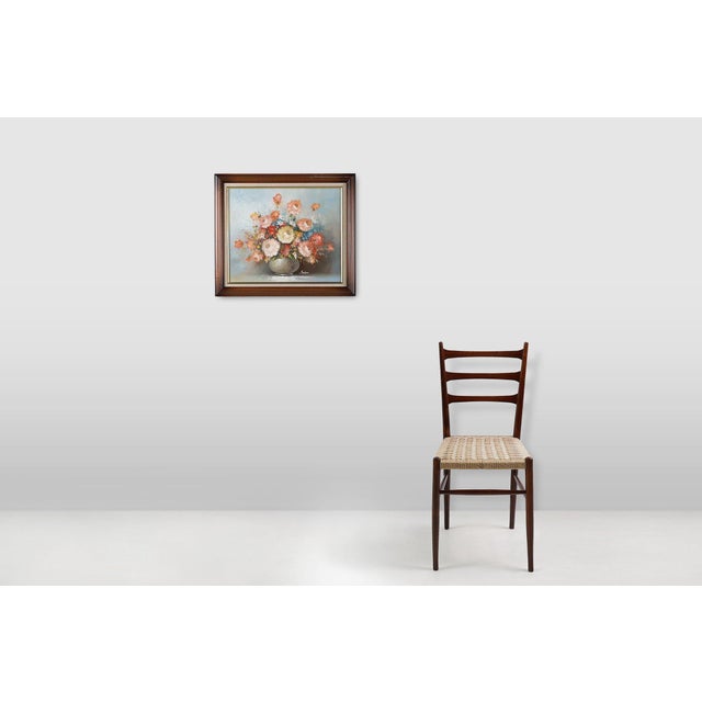 Beautiful oil painting on board by the famous Belgian painter Edmond Sanders (1898 - 1961). Edmond Sanders is known for...