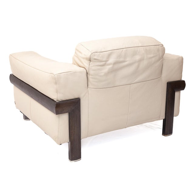 Leather Sofa and Lounge Chair from Natuzzi, 1990s, Set of 2 For Sale - Image 10 of 16