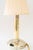 Metal Art Deco Alpaca/Brass Table Lamp with Fabric Shade Vienna, Austria, 1920s For Sale - Image 7 of 18