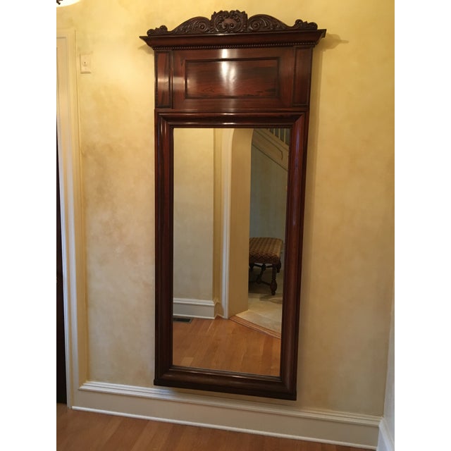 Traditional Antique Rosewood Frame Mirror For Sale - Image 3 of 3