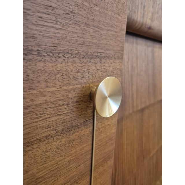 Mid-Century Walnut Beehive Sideboard from Beautility, 1960s For Sale - Image 9 of 18