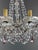 20th Century Louis XV Crystal and Bronze Chandelier with Pendants For Sale - Image 3 of 13
